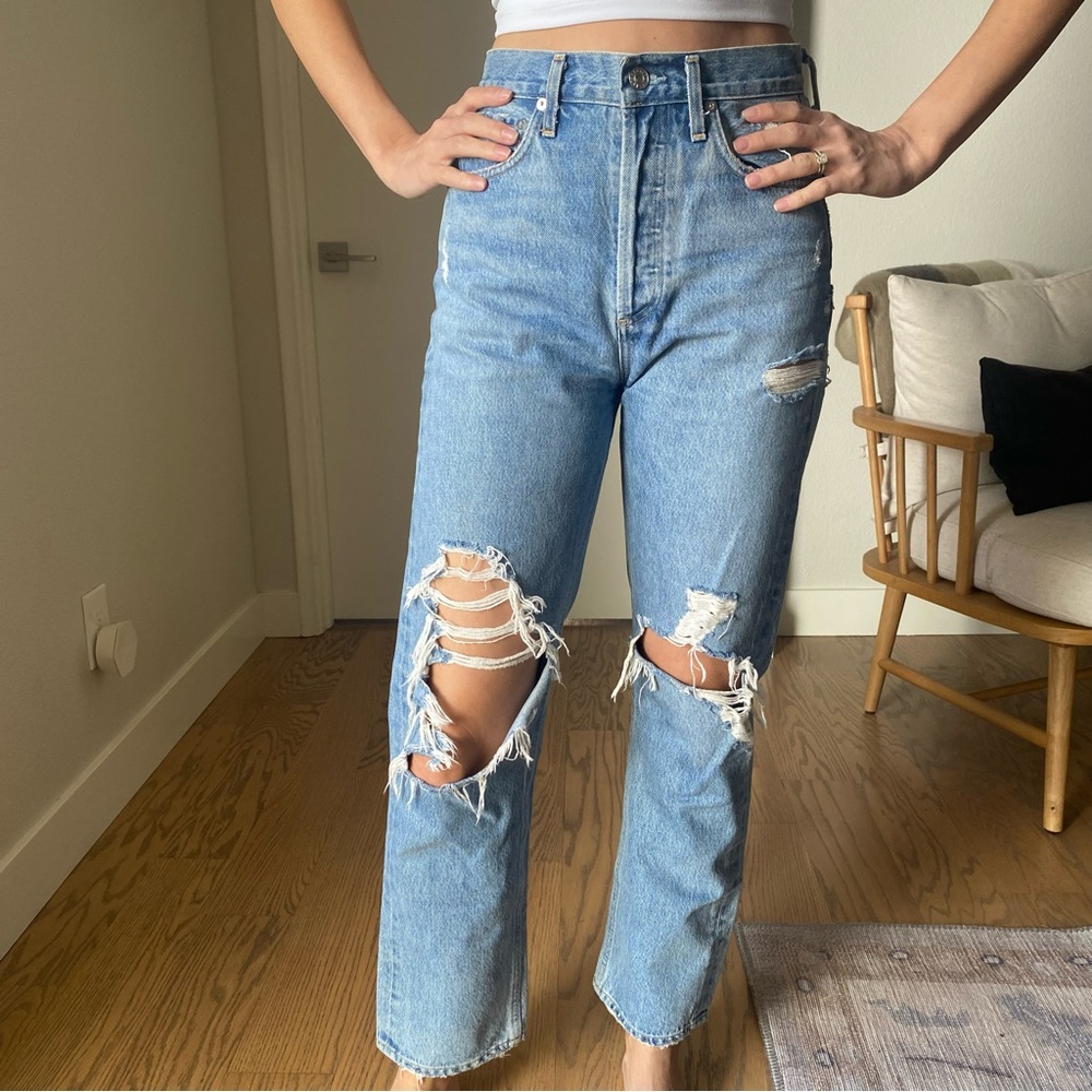 AGOLDE 90s Mid Rise Straight Fit Jeans